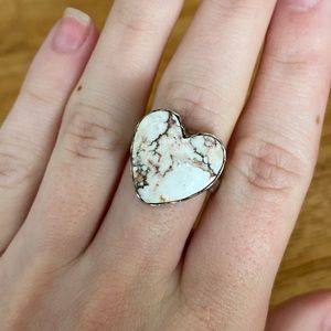 Wild Horse heart ring
